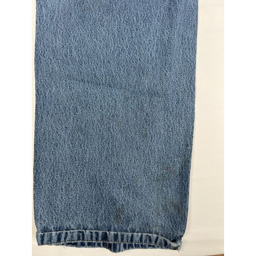 Carhartt Men 40X34 B13-DPS Relaxed Fit Dungaree Jeans Blue Cotton Denim - Picture 7 of 8